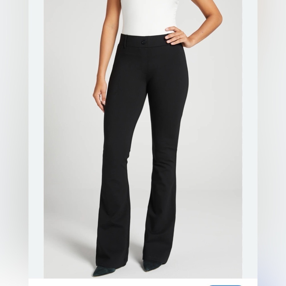 Betabrand Classic Dress Pant Yoga Pant Black Size MP.